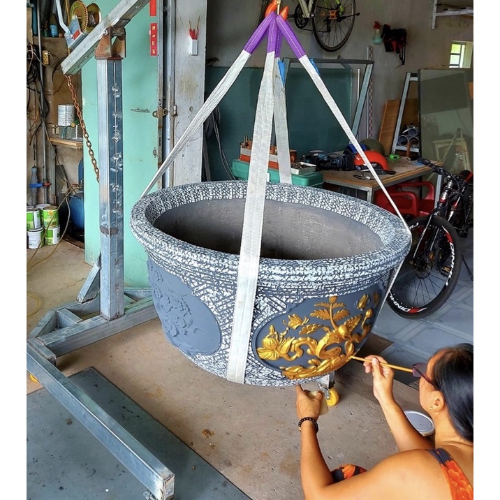 Khuôn tròn 40 : khuôn đúc chậu cảnh nhựa ABS mini, bonsai