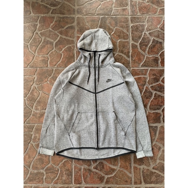 Áo Khoác Hoodie Nike Tech Màu Xám