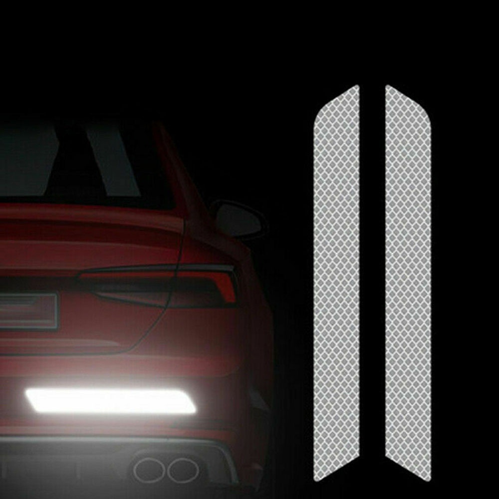 Bộ 2 Miếng Dán Phản Quang Cảnh Báo An Toàn Chống Thấm Nước Cho Xe Hơi