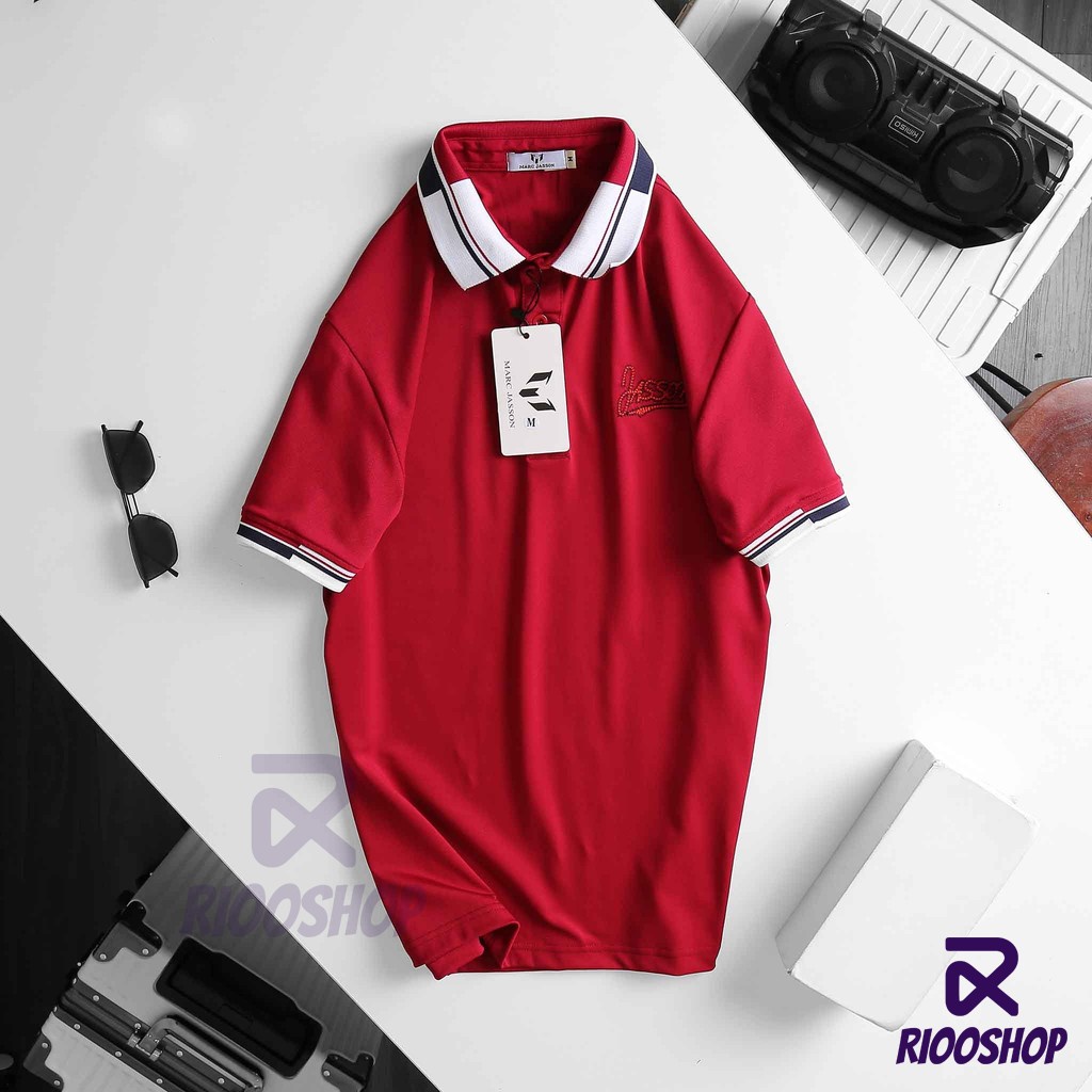 Áo phông nam có cổ, áo thun polo nam đẹp, tay ngắn, basic, big size, vnxk, màu trắng, xanh đen, đỏ đô RIOOSHOP RSP071