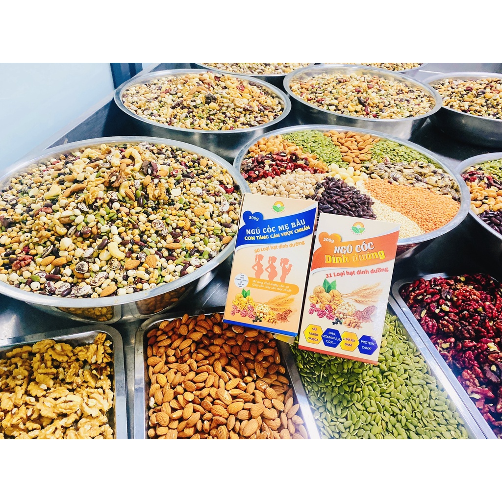 Ngũ Cốc Mẹ Bầu Chính Hãng Đông Dương Siêu Dinh Dưỡng 30 Loại Hạt 500g