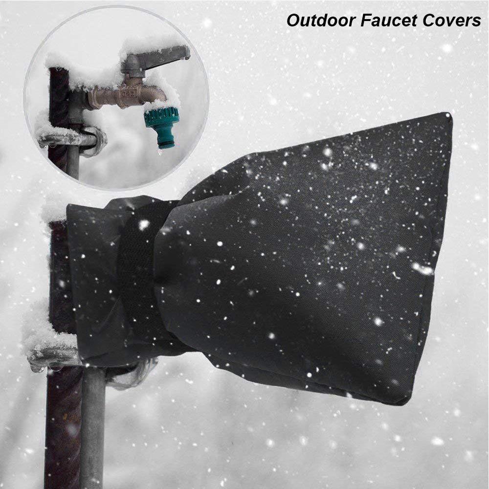 KUNHEV Bộ 2 Vỏ Bọc Vòi Nước Cách Nhiệt Tiện Dụng Cho Sân Vườn Ốp