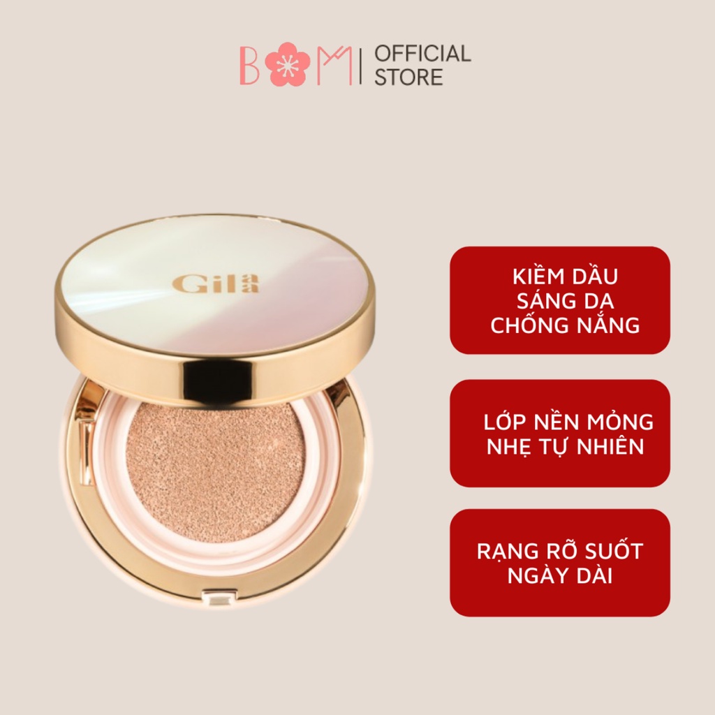 Phấn Nước Kiềm Dầu Gilaa Long Wear DD Cushion FPS50+/PA+++ 13g