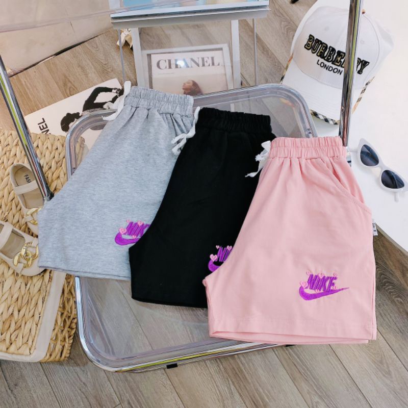 Quần đùi cotton bé gái size đại từ 30-45kg