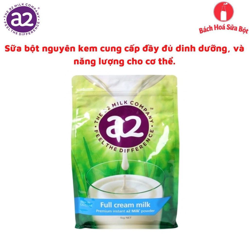 Sữa Bột Nguyên Kem A2 Full Cream Milk - Gói 1kg