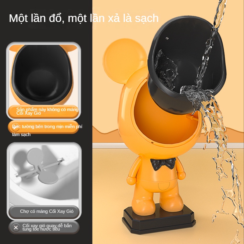 Bô vệ sinh cho bé trai cậu bé đi tiểu tạo tác Có thể đứng và treo trên tường Bô vệ sinh cho bé