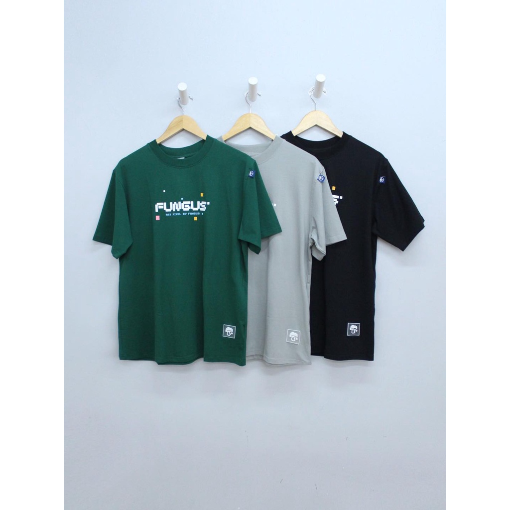 Q9984 - LOCAL BRAND - Áo thun Fungus in cây nấm ô vuông sau kèm logo - 110K - Hàng Đúng Xuất Xịn (không đúng hàng tiền)
