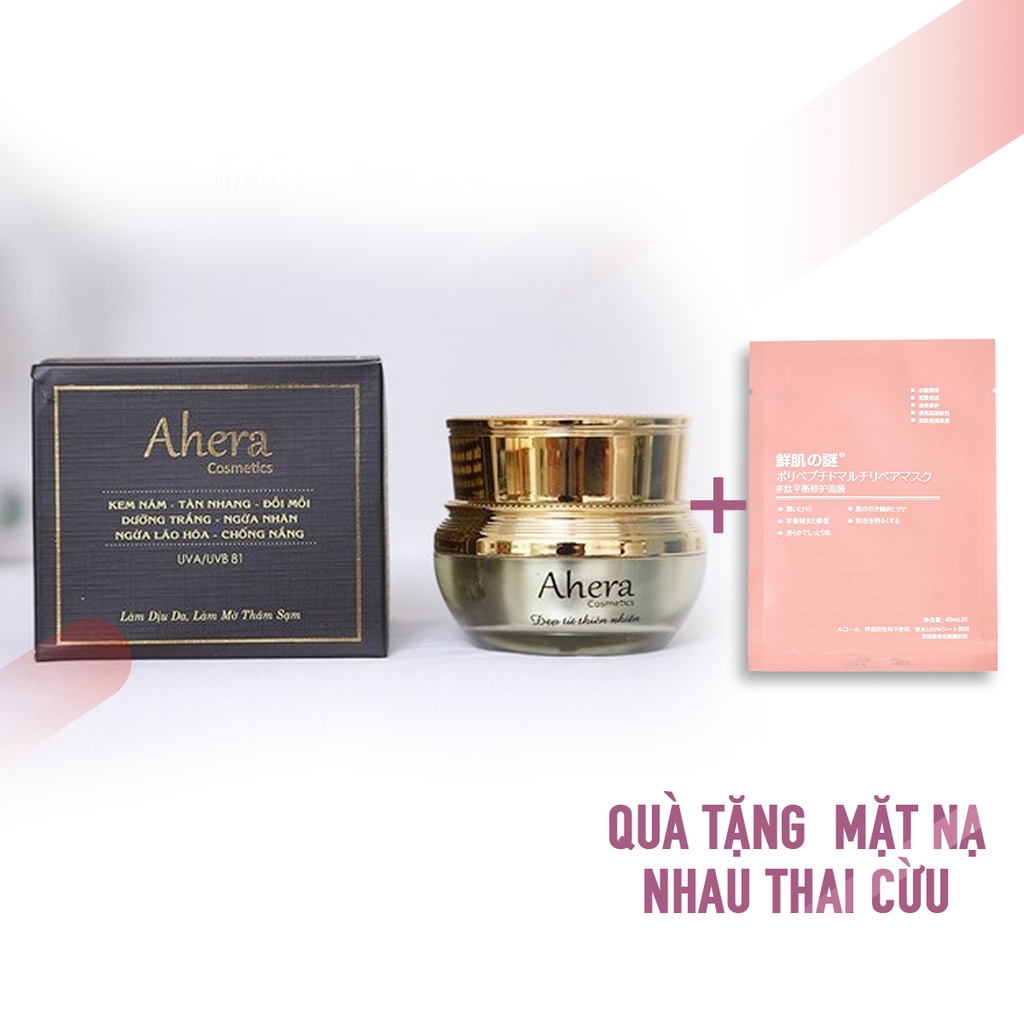 AHERA Kem Nám - Tàn Nhan - Dưỡng Trắng - Đồi Mồi - Ngừa Lão Hóa - Chống Nắng 25g - KL kem 16g