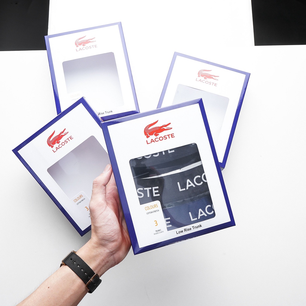 {40kg - 50kg} Quần Lót Boxer Cao Cấp Hiệu Cá Sấu: Chất Liệu Thun Thoáng Khí, Mềm Mịn, Êm Mát