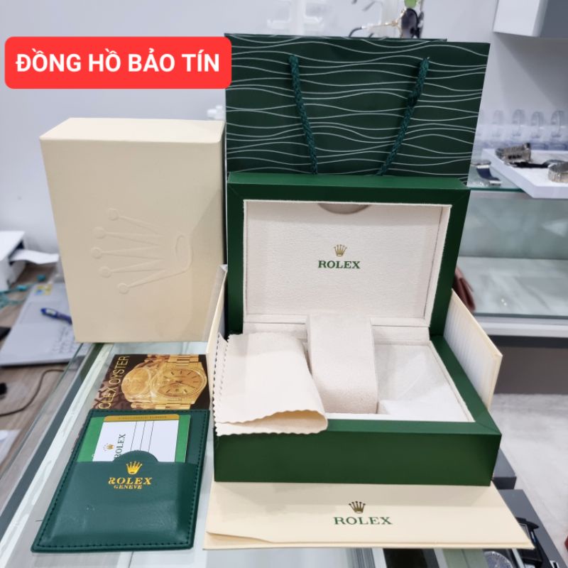 Hộp Box Đựng Đồng Hồ Rolex Chính Hãng Cao Cấp Sang Trọng