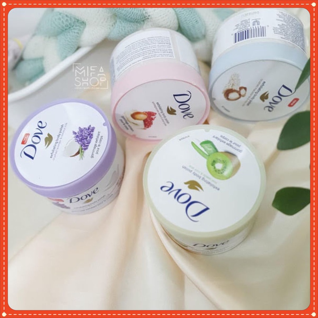 Tẩy da chết Dove Exfoliating Body Polish bản Đức