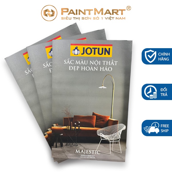 Bảng màu sơn nội thất Jotun Majestic đẹp hoàn hảo