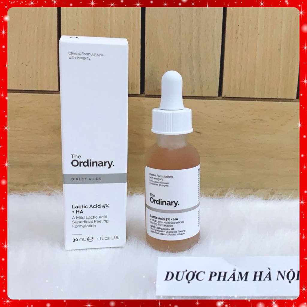 The Ordinary Lactic Acid 5% + HA Serum - Tinh Chất Thanh Lọc Da 30ml