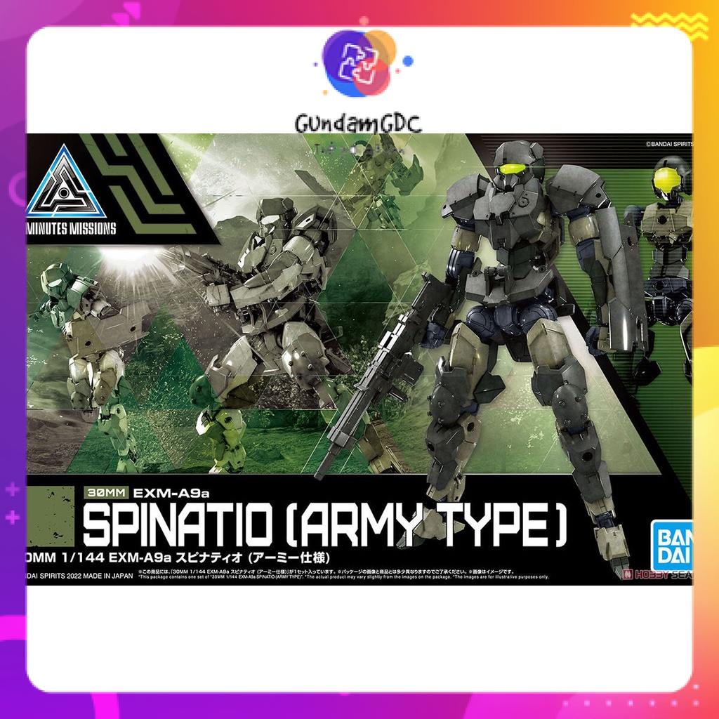 Mô hình lắp ráp 30MM 1/144 EXM-A9a SPINATIO (ARMY TYPE) Bandai 4573102621757