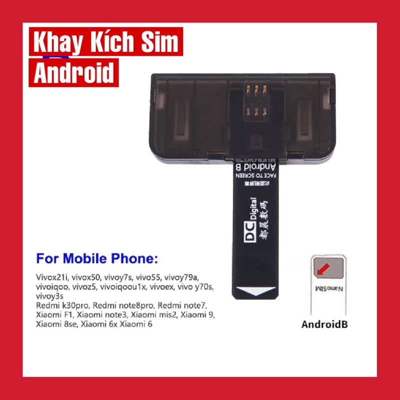 Khay Kích Sim 4G Cho Điện Thoại Android