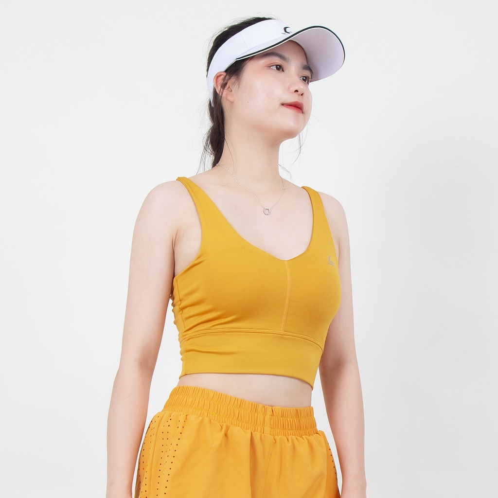 Áo Bra croptop Cổ tim Gladimax phù hợp vói nhiều bộ môn yoga, gym, aerobic - Chính hãng Gladimax