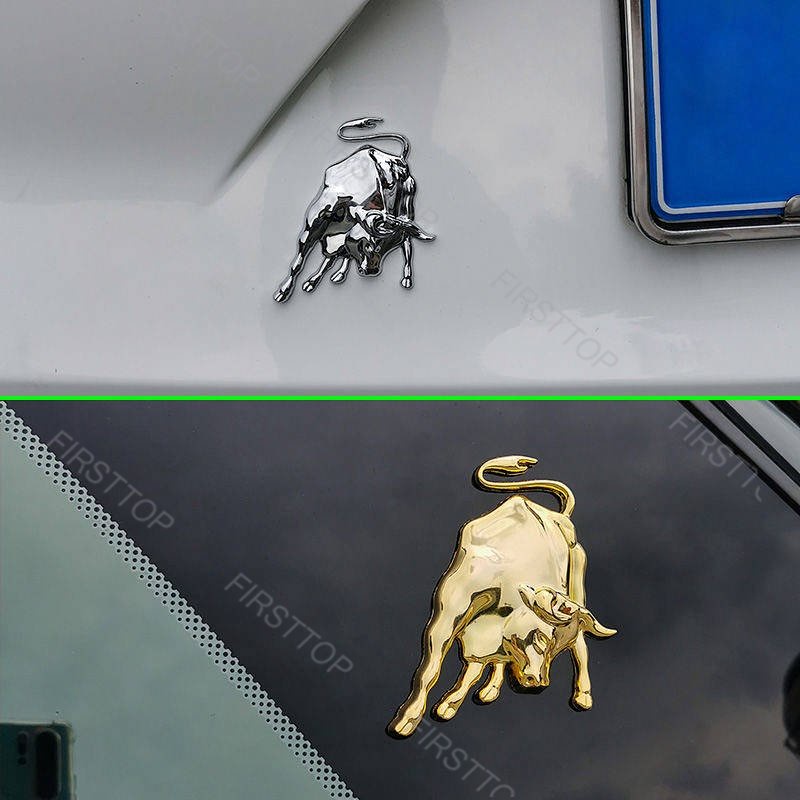 Miếng Dán Logo Lamborghini Bằng Kim Loại Trang Trí Xe Hơi