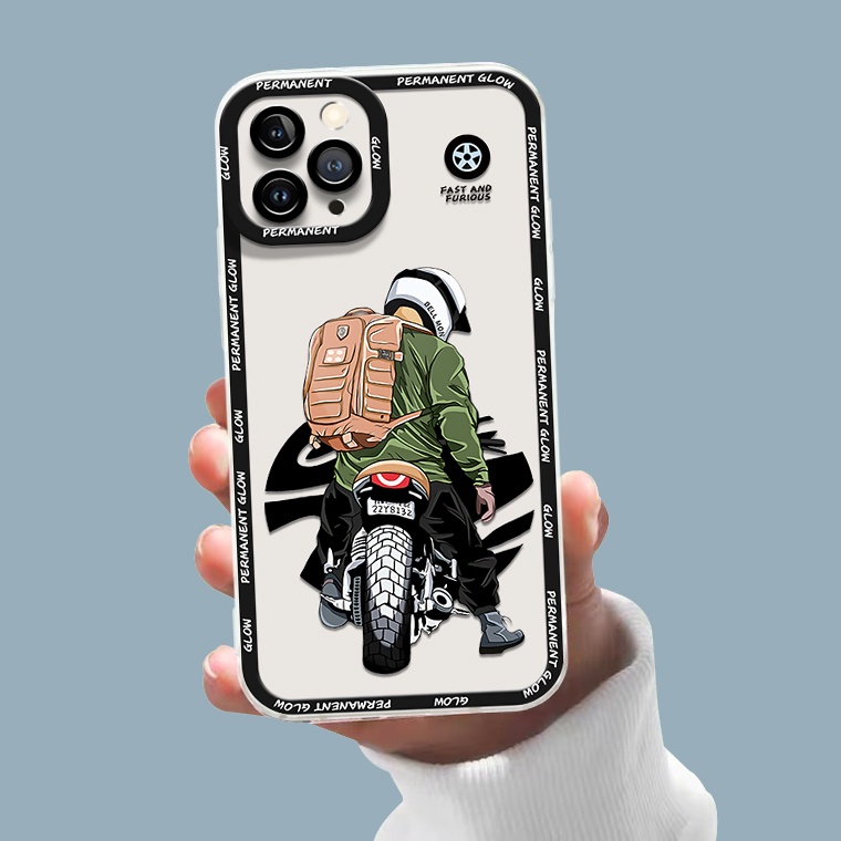 Ốp Điện Thoại TPU Dẻo Trong Suốt Họa Tiết Hoạt Hình Dễ Thương Cho IPhone 14 13 12 Pro Max 11 8 7 6S 14 Plus XS XR X Max