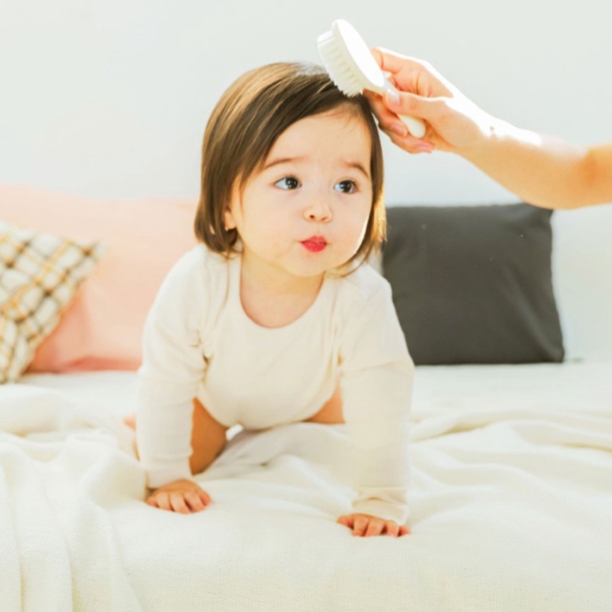 Set lược chải tóc cho bé sơ sinh cao cấp Blissbebe