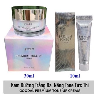 Kem Ốc Sên Dưỡng Trắng Da Goodal Premium Snail Tone Up Cream mini 10ml & 30ml chính hãng Hàn Quốc