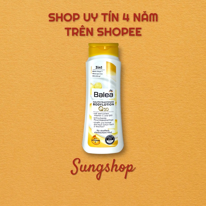 Sữa Dưỡng Thể BALEA Q10 + Vitamin C Giúp Da Sáng Ẩm Mịn