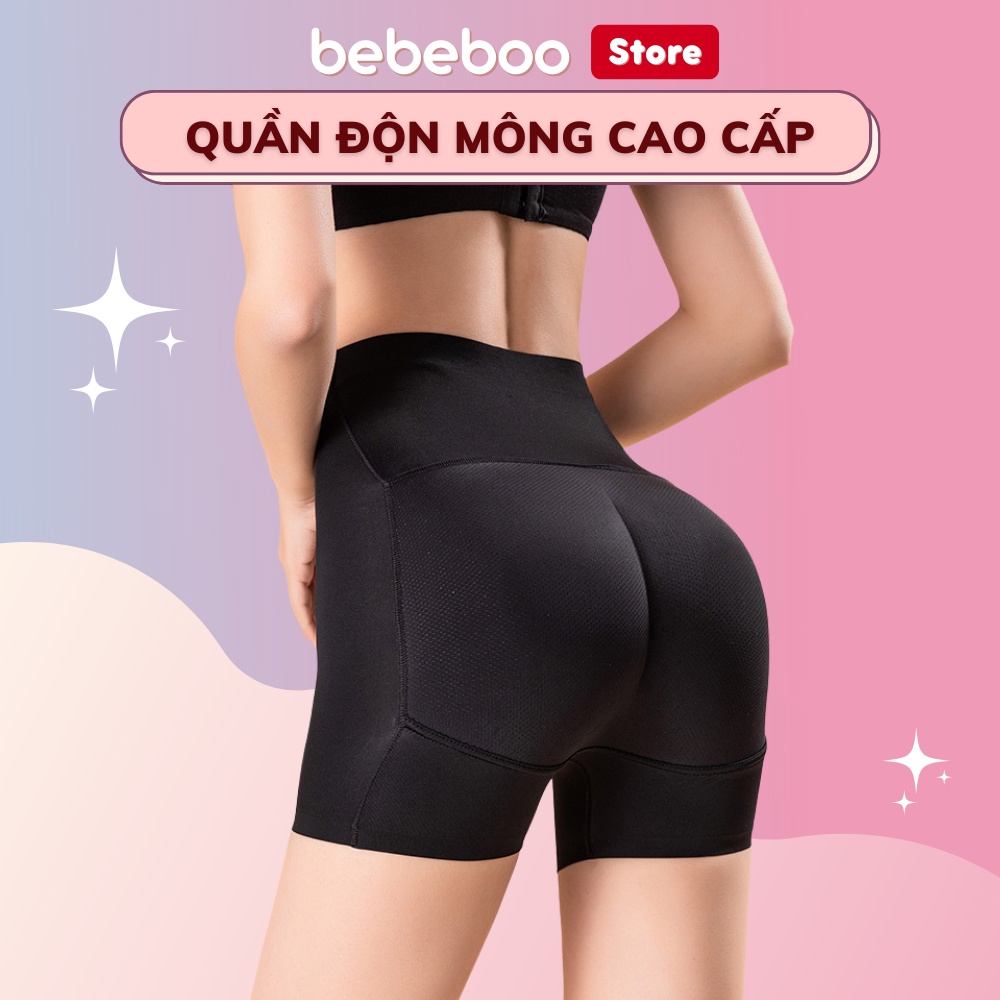 Quần Độn Mông BEBEBOO, Quần Nâng Mông Cạp Cao Gen Bụng Lên Dáng Tự Nhiên Không Bị Lộ TẶNG KÈM THƯỚC DÂY