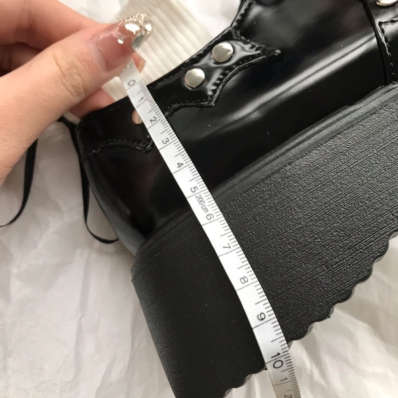 Giày Mary Jane nữ đế cao phong cách Lolita Gothic