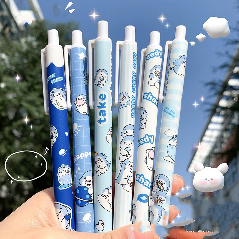 50 Kiểu / Bút Ký Tên Loại Đẩy / Phim Hoạt Hình​​Bút Gel / Bút Sáng Tạo Hàn Quốc Nhật Bản