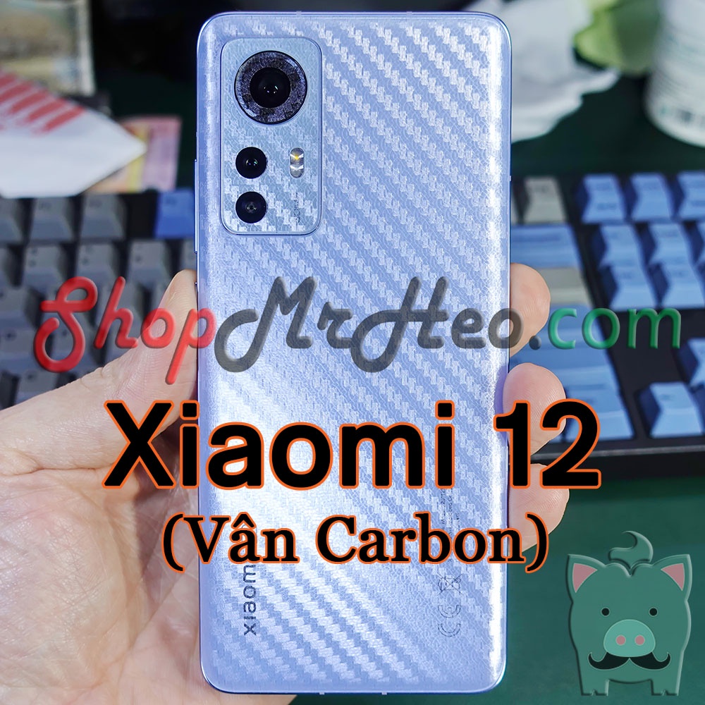Skin Dán Mặt Sau Lưng Vân 3D Xiaomi 12 Pro - Xiaomi 12 / 12X / 12S - Mi 12 Pro /12S Pro