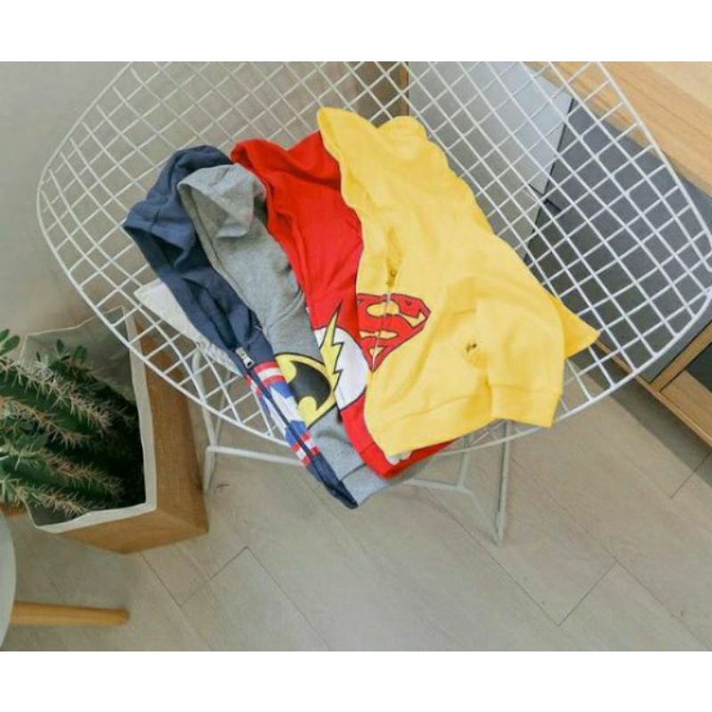 Mới 2022 | Áo khoác siêu anh hùng phong cách cá tính đáng yêu cho bé 8-18kg