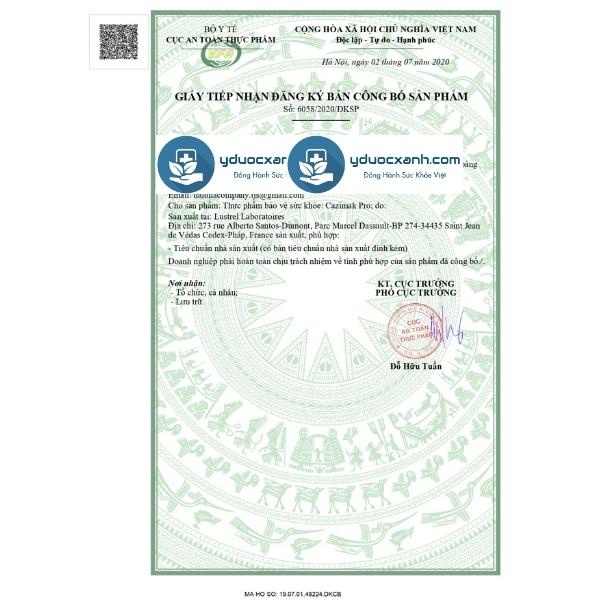 Mua  CAZIMAK PRO, 30 viên, Viên uống bổ sung canxi cho bà bầu - Y Dược Xanh