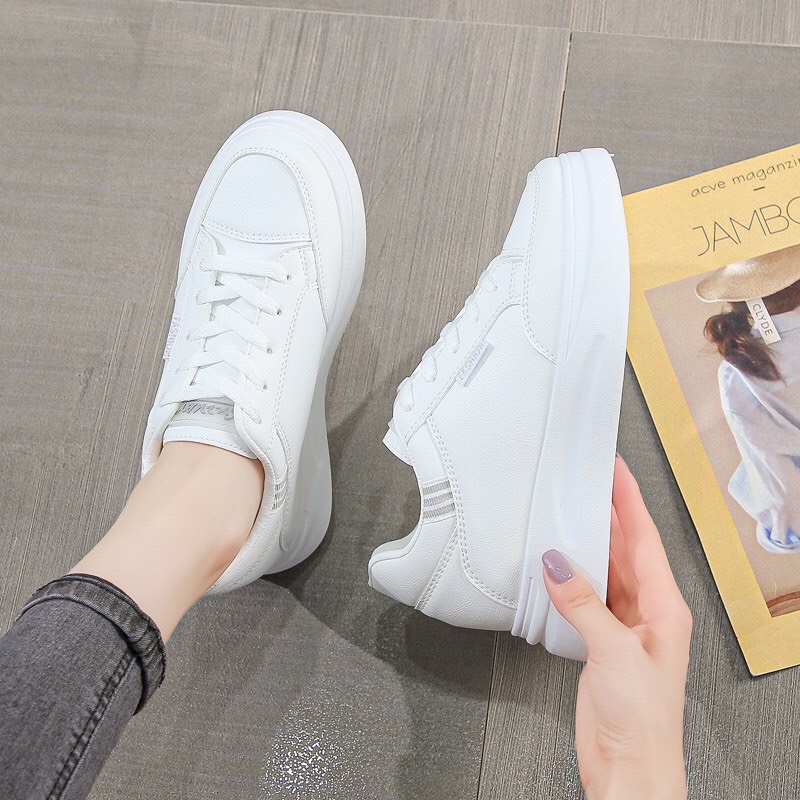 Giày Thể Thao Nữ Tăng Chiều Cao 5cm Hàng Chuẩn QC Loại 1 Size 35 - 39