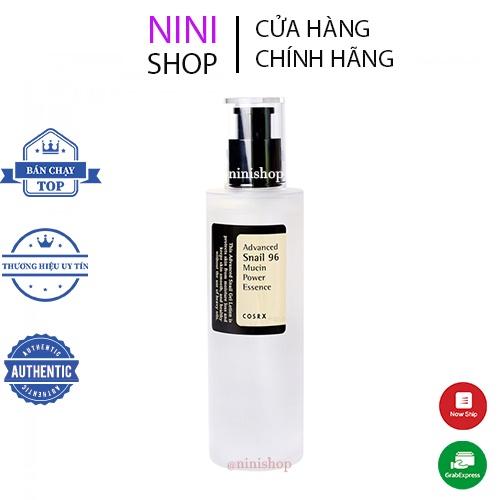 Tinh chất ốc sên dưỡng da Cosrx Advanced Snail 96 Mucin Power Essence 100ml - Ninishop