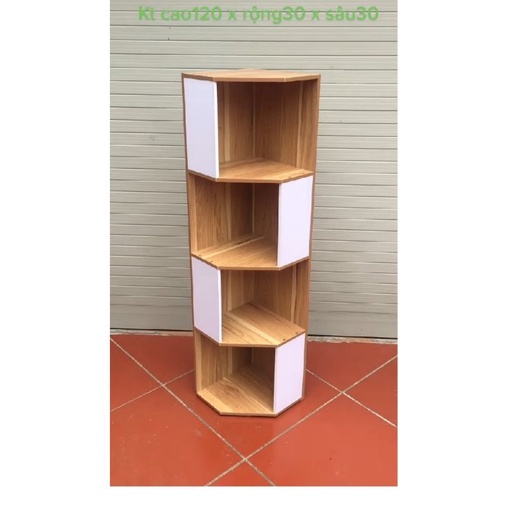 HOT HOT Kệ để đồ, Decor bằng gỗ hình đa giác, để góc tường trang trí cực đẹp