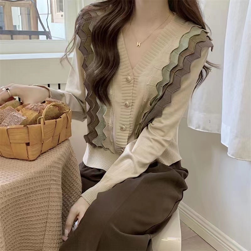 Áo Len Nữ Dài Tay Cổ Thấp Form Rộng Thời Trang Hàn