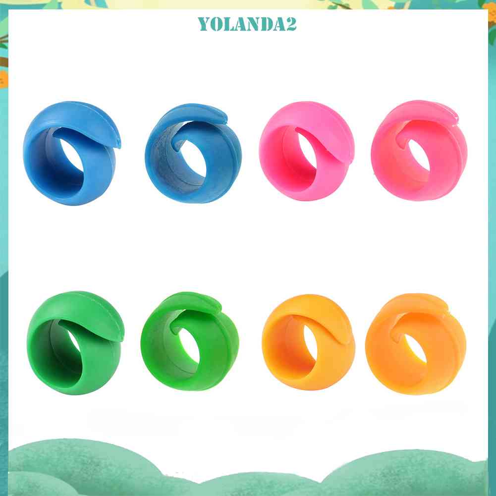 Set 2 Kẹp Giữ Suốt Chỉ Bằng Silicone 2cm (BU8)