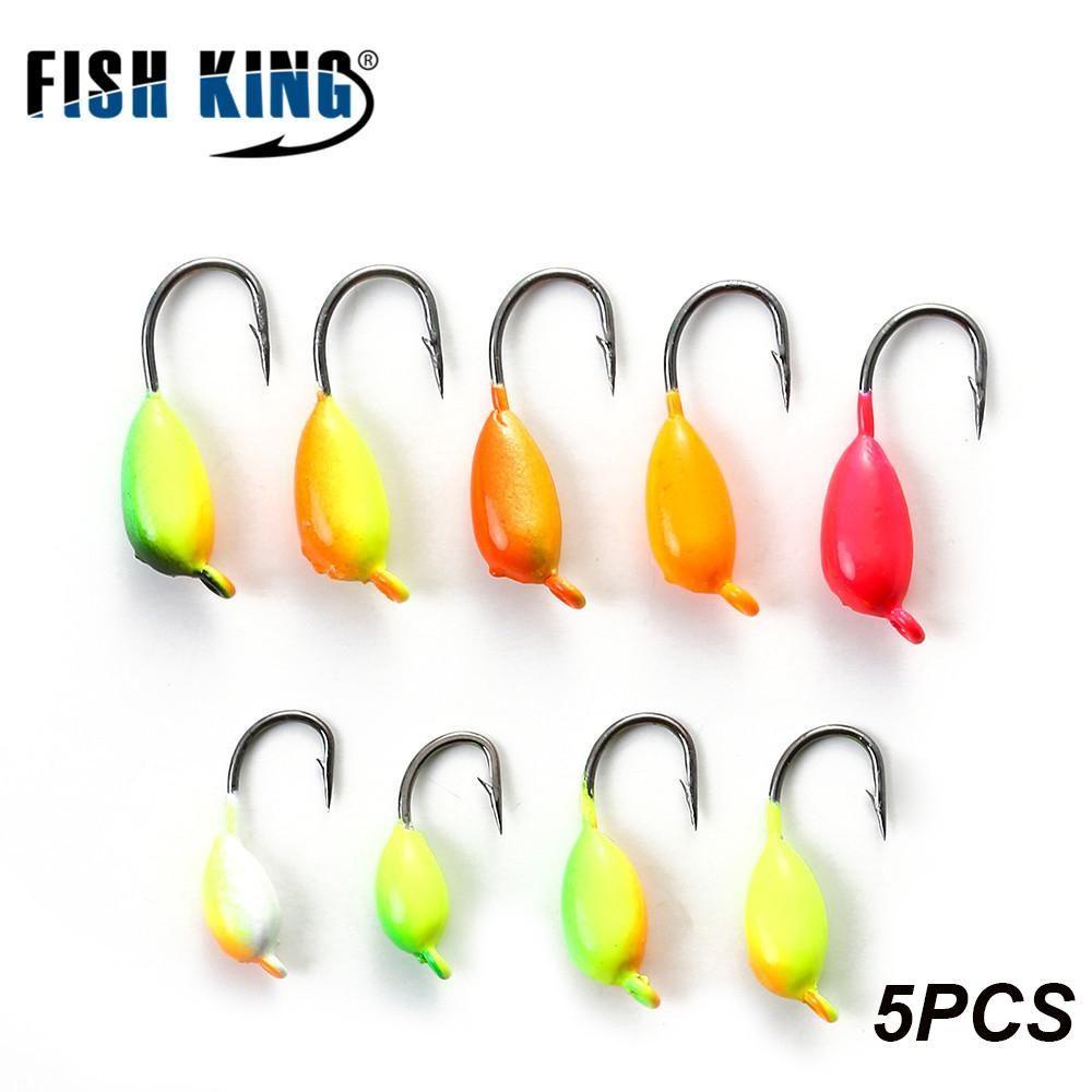 MUVAKO Mồi Câu Cá Mùa Đông Cứng Chất Lượng Cao Gắn Móc Câu