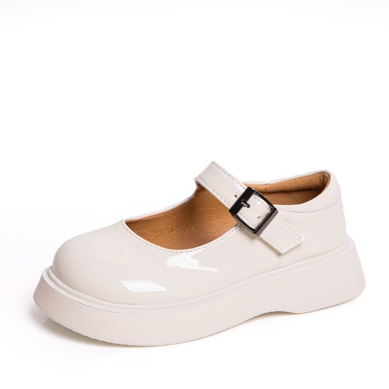 Giày Búp Bê Da Đế Mềm Phong Cách Anh Quốc Thời Trang Xuân Hè 2022 Cho Bé Gái