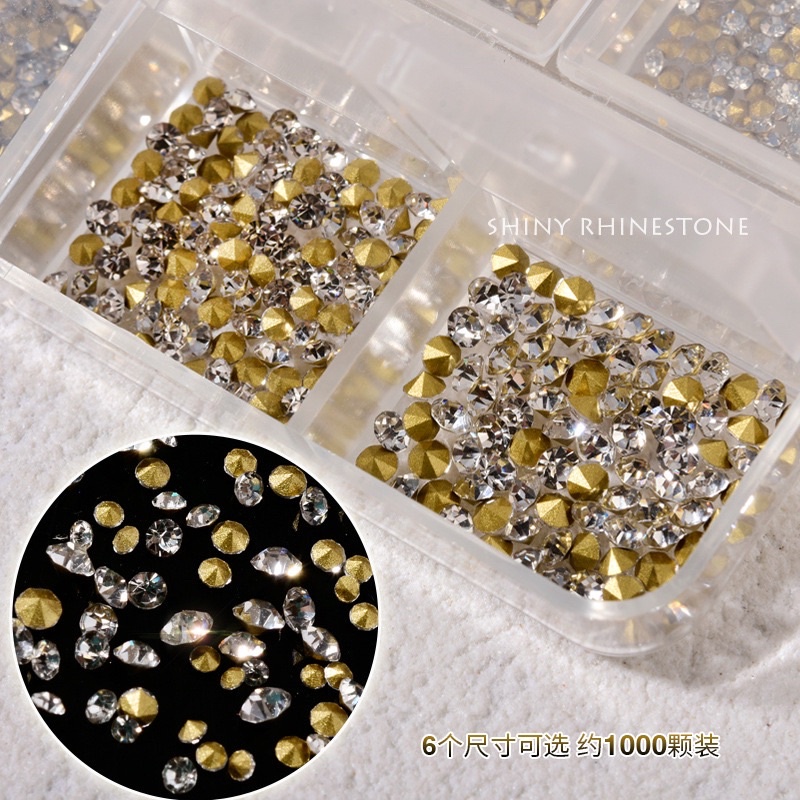 Khay đá nail chân nhọn 6 ô