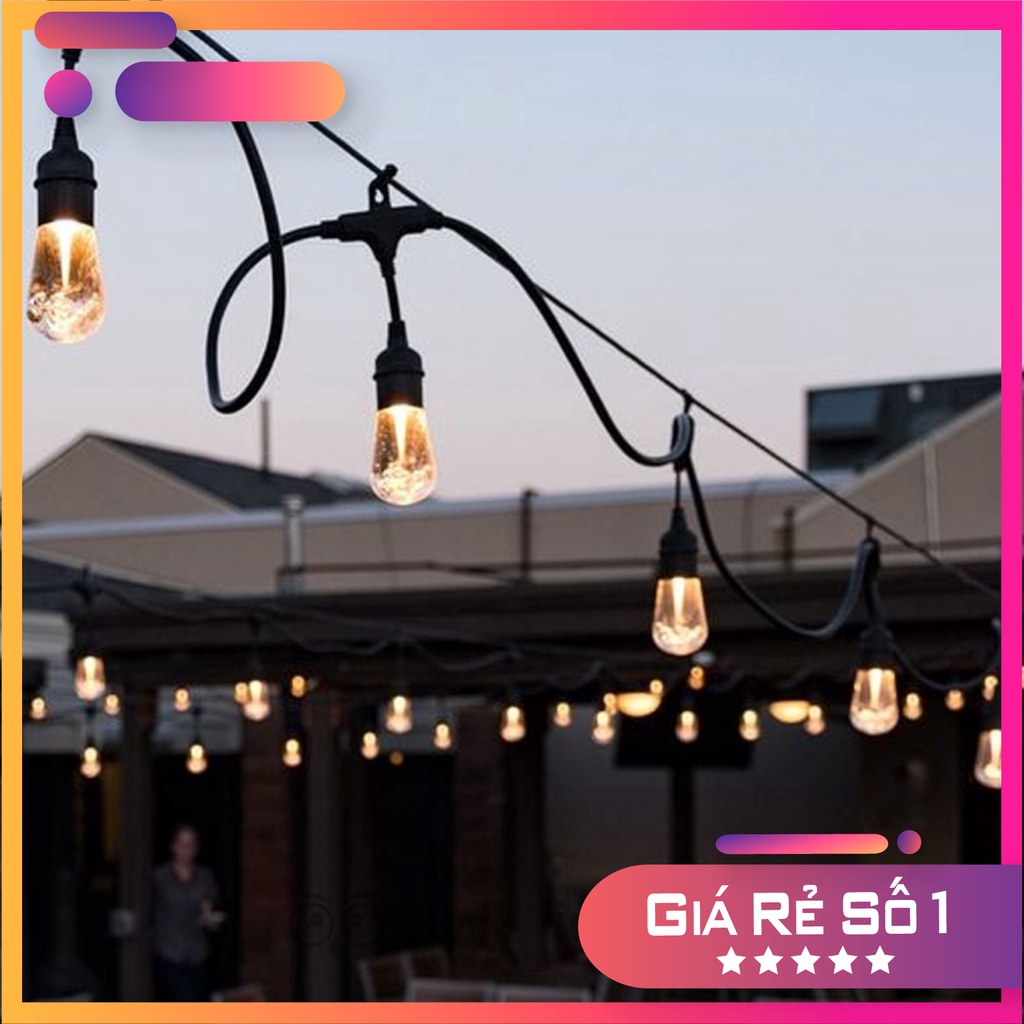 Đèn dây trang trí ngoài trời 10 mét 20 đui bóng loại tốt - OWL Lighting