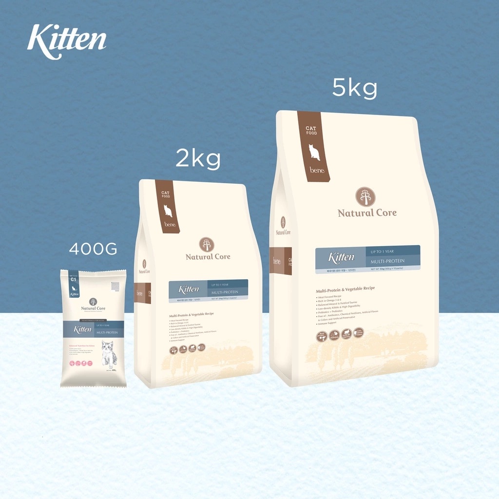 5kg Thức ăn hạt cho mèo con Natural Core C1 Bene Kitten