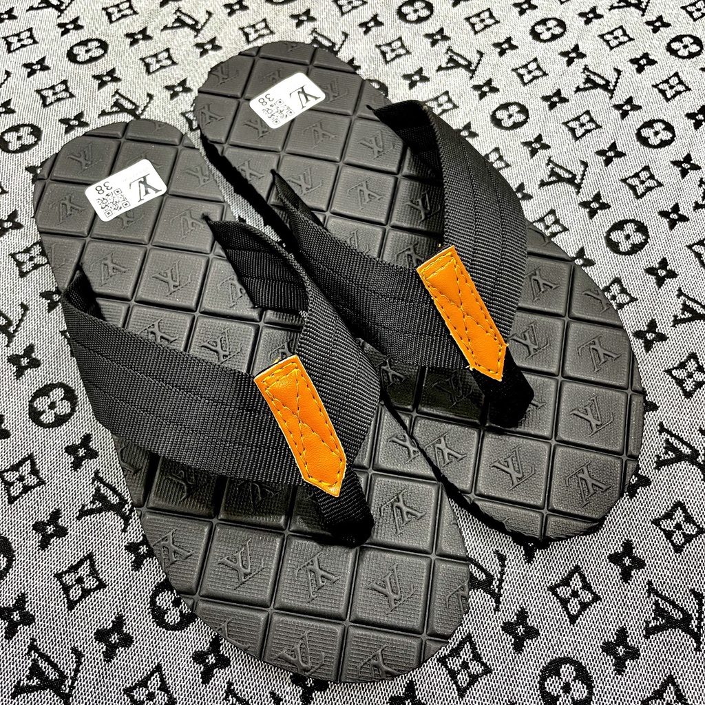 Dép kẹp xỏ ngón nam LV quai dù bao êm chân bền bỉ giá siêu hạt dẻ, thời trang cá tính ba màu lựa chọn cho anh em.