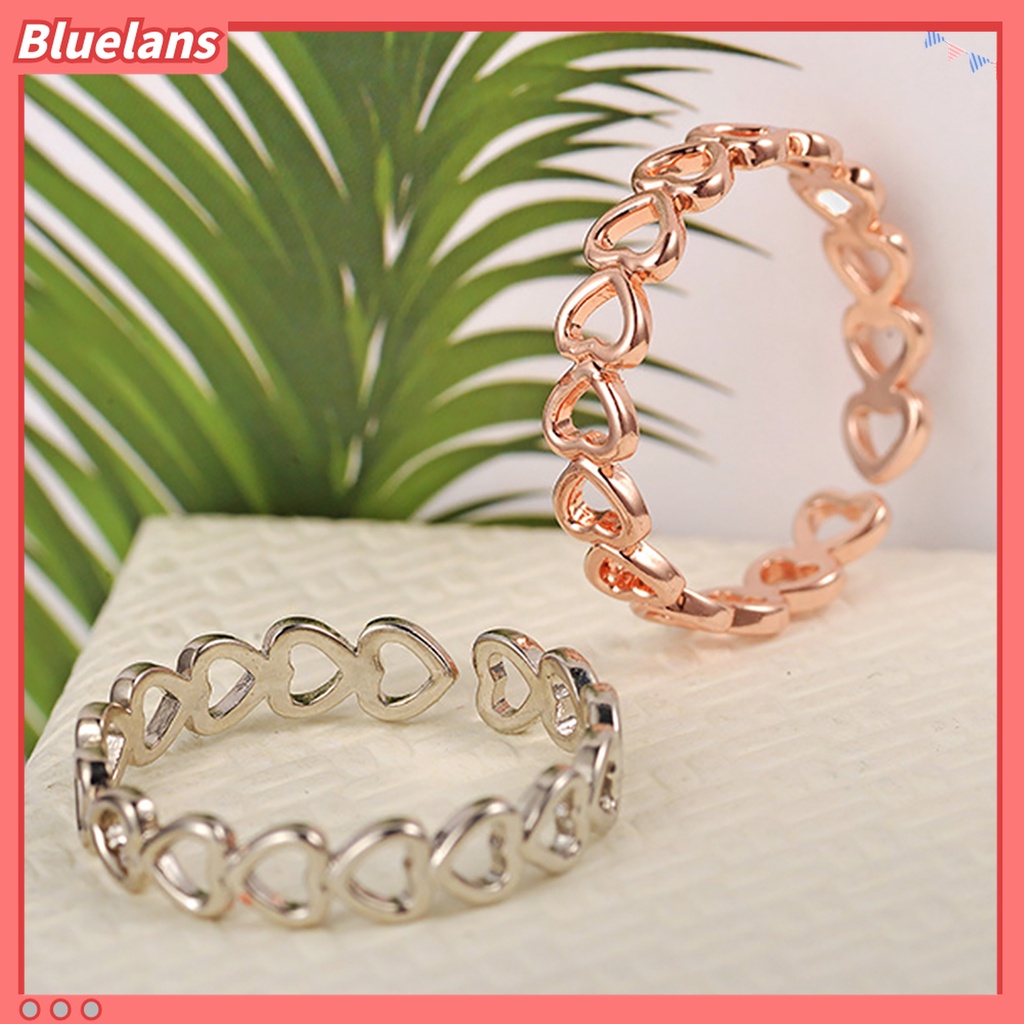 Nhẫn Cưới Bằng Đồng Hình Trái Tim Rỗng Thanh Lịch 48h