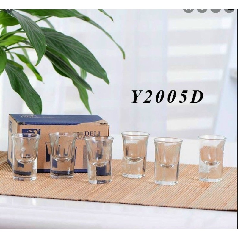 Bộ 6 ly pha lê sáng bóng