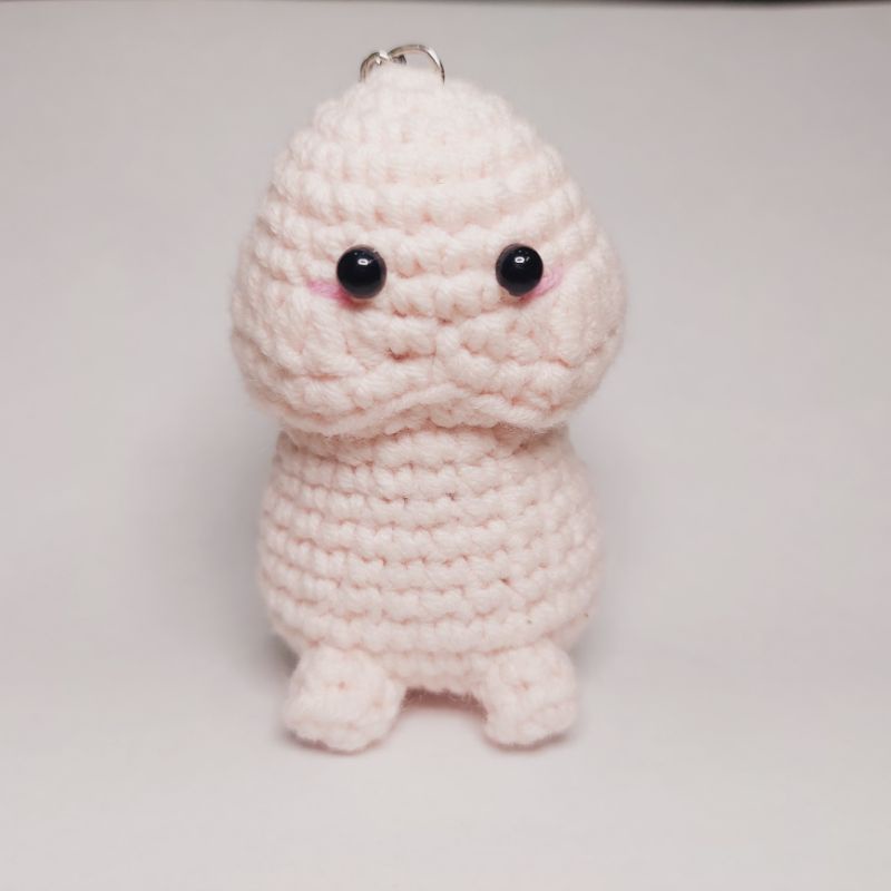 Móc khóa con ciu móc len