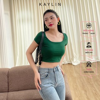 Áo croptop kaylin tay ngắn n1482