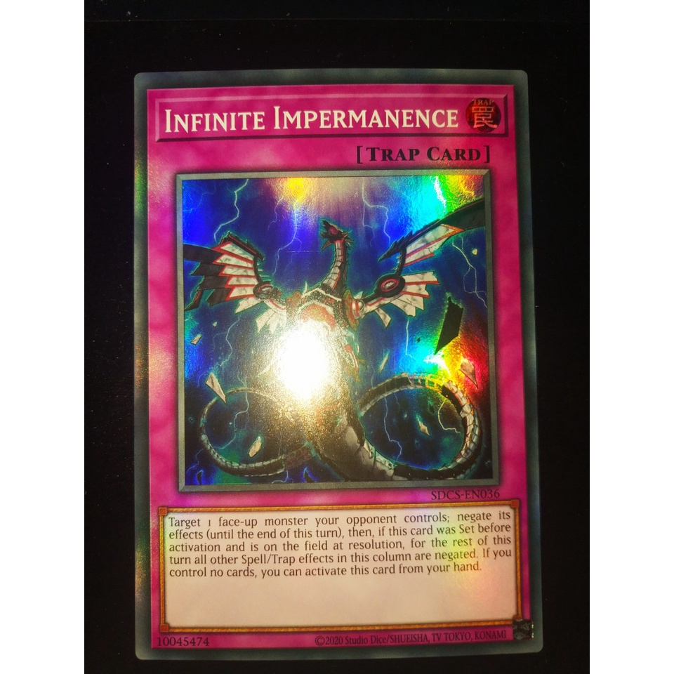 Thẻ bài Yugioh - TCG - Infinite Impermanence / SDCS-EN036 - UK