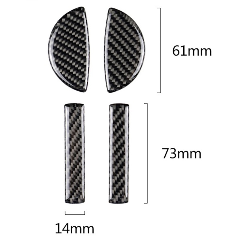 Khung Dán Trang Trí Tay Nắm Cửa Bằng Sợi Carbon Cho Mini Cooper F54 F55 F56 JCW F57