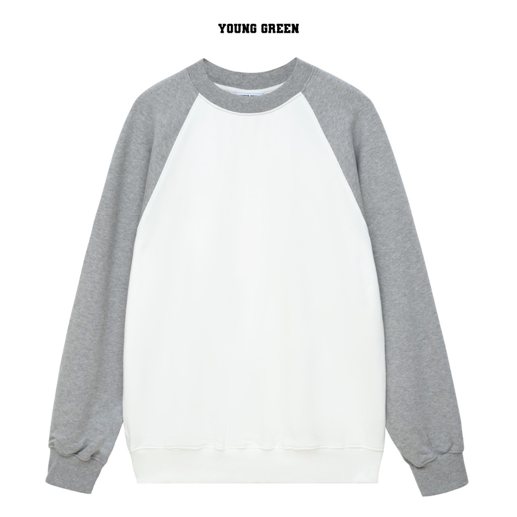 Áo thun dài tay RAGLAN SWEATSHIRT - YOUNG GREEN