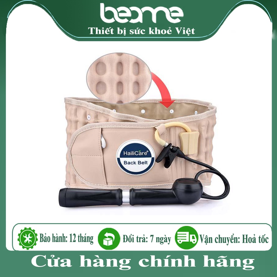 Đai hơi hỗ trợ kéo dãn cố định hình thắt lưng cột sống chống thoát vị đĩa đệm thoái hoá HC-B02